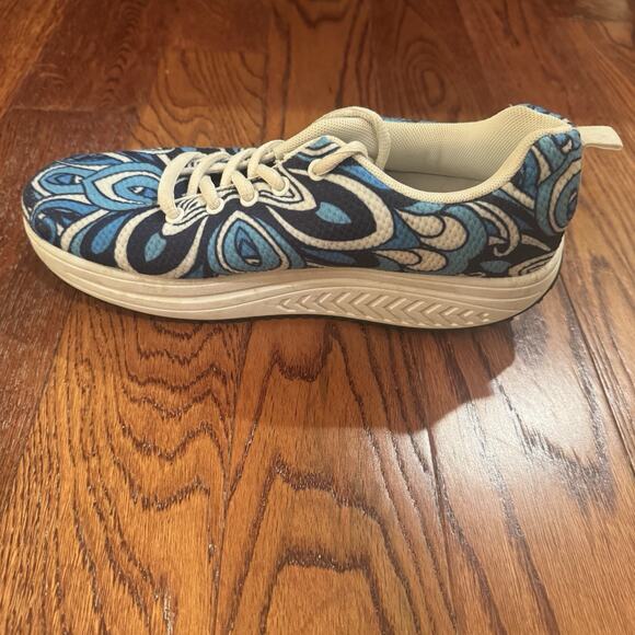 Rocker Bottom Sneakers 39 Blue Bohemian Womens 8.5 Breathable Swing Platform - Picture 5 of 15